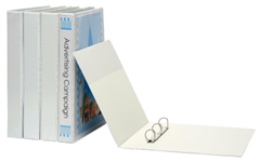 Marbig Clearview Insert Binder A3 Portrait 25Mm 3D White