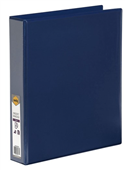 Marbig Clearview Insert Binder A4 38Mm 2D Blue