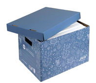 Marbig Enviro We Mean Green Archive Box Sea Blue