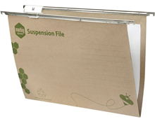 Marbig Enviro Suspension Files Complete Kraft WNylon Runners Box 50