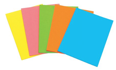Marbig Fluoro Writing Pad A6 40 Leaf