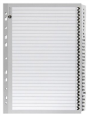 Marbig Indices  Dividers 131 Tab Reinforced A4 Black