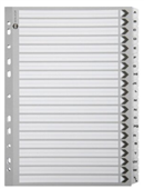 Marbig Indices  Dividers AZ Tab Reinforced A4 Black