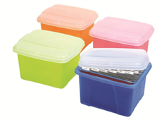 Marbig Office In A Box 32L Clear LidBlue Base