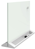 Quartet Glass Board Desktop Panel Magnetic DErase 430X584Mm