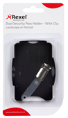 Rexel Id Dual Security Pass Holder Black