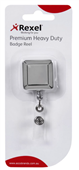 Rexel Id Heavy Duty Badge Reel Chrome
