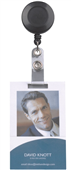 Rexel Id Retractable Card Holder With S Black Hangsell