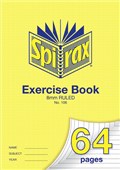 Spirax 106 Exercise Book 64 Page A4 8Mm Ruled