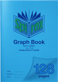 Spirax 135 Graph Binder Book A4 5Mm 128Page