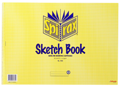 Spirax 532 Sketch Book A2 422X594Mm 20 Leaf40 Page