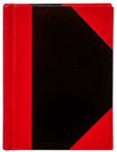 Spirax Casebound Notebook A5 Black And Red