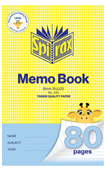 Spirax Memo Book 165X100Mm 80Pg 8Mm