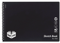 Spirax P534 Pp Sketch Book A4 40 Pages Blk SO
