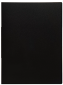 Display Book 20 Fixed Pockets Black Each