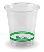 BioPak BioCup 200ml Clear Pack 100 Sold as Pack 100 2000 in a Carton