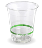 BioPak BioCup 250ml Clear Pack 100 Sold as Pack 100 2000 in a Carton