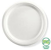 BioPak 25cm 10 Round Plate White Pack 125