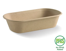 BioPak BioCane Trays 1000mL 230x130x60mm Natural 500 Pack