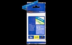 Brother TZ535 Labelling Tape 12mmx8m White On Blue