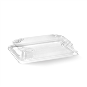 BioPak BioBoard Medium Plant Fibre Sushi Tray PET Lid Sleeve 50 Sold as Sleeve 50 12 in a Carton