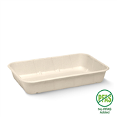 BioPak 1kg Plant Fibre Produce Tray Sleeve 125 Sold as Sleeve 125 4 in a Carton