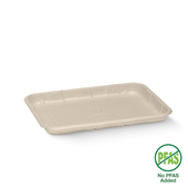 BioPak BioBoard 19x14x2cm  7x5 Plant Fibre Produce Tray Sleeve 125 Sold as Sleeve 125 8 in a Carton