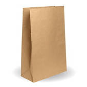 BioPak 25 SOS Kraft Paper Bag Carton 100