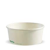 BioPak BioBowl 750ml Medium White Sleeve 50 Sold as Sleeve 50 8 in a Carton