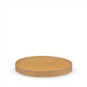 BioPak BioBowl 5001000ml Paper Kraft Lid Sleeve 50 Sold as Sleeve 50 8 in a Carton
