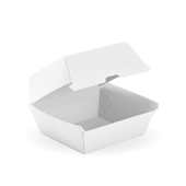 BioPak BioBoard Large Burger White Box  150carton Sleeve 50 Sold as Sleeve 50 3 in a Carton