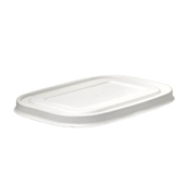 BioPak 5001000ml White Plant Fibre Takeaway Lid Sleeve 50 Sold as Sleeve 50 6 in a Carton