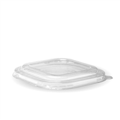 BioPak 750ml1400ml Clear RPET Square Takeaway Lid Sleeve 50 Sold as Sleeve 50 6 in a Carton