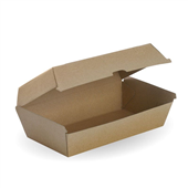 BioPak BioBoard Large Snack Box  200carton Sleeve 50 Sold as Sleeve 50 4 in a Carton