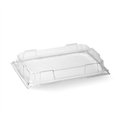 BioPak BioBoard Medium Sushi Tray PET Lid Sleeve 50 Sold as Sleeve 50 6 in a Carton