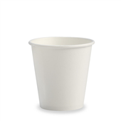 BioPak BioCup 230ml  6oz 80mm White Single Wall Sleeve 50 Sold as Sleeve 50 20 in a Carton