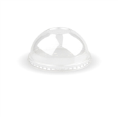 BioPak BioCup 90mm Clear PET Dome Cold Paper Lid Sleeve 100 Sold as Sleeve 100 10 in a Carton