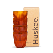 BioPak 8oz HuskeeRenew 4Pack Amber  Sleeve 4 Sold as Sleeve 4 12 in a Carton