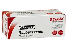 Esselte Rubber Bands 100g Size 32 Natural Box