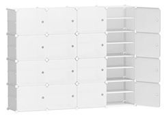 Shoe Rack DIY 16 Storage Cube Stackable